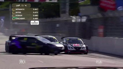 WRX 2020 LATVIA Q3 Race 2 Start Doran EPIC DRIFT