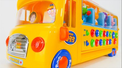 Best Toy Learning Video for Toddlers Learn Colors, Numbers with Pororo Little Penguin Bus and House!