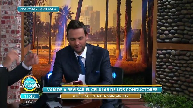 ¡Margarita se metió a los celulares de los conductores! ¡Checa qué descubrió! | Venga La Alegría
