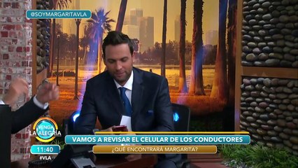 ¡Margarita se metió a los celulares de los conductores! ¡Checa qué descubrió! | Venga La Alegría