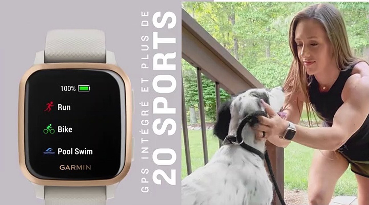 Présentation de la Garmin Venu Sq