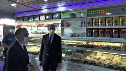 Ümraniye’de pazar ve iş yerlerinde korona denetimleri sürüyor