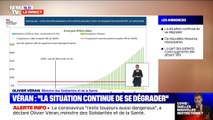 Auvergne-Rhône-Alpes: si la progression de l'épidémie se poursuit, le seuil de capacités de places en réanimation sera atteint 