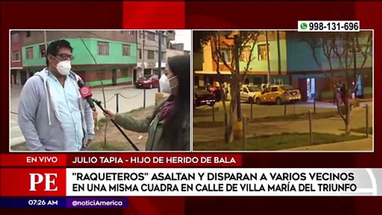 Raqueteros asaltan a varios vecinos en una misma cuadra en VMT | Primera Edición (HOY)