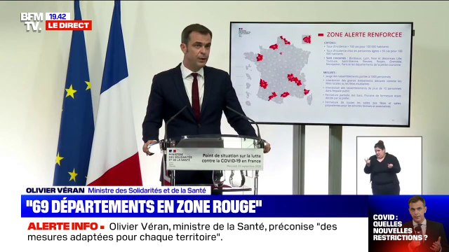 Bars, salles de sport, rassemblements... Les mesures prises dans les départements en alerte renforcée