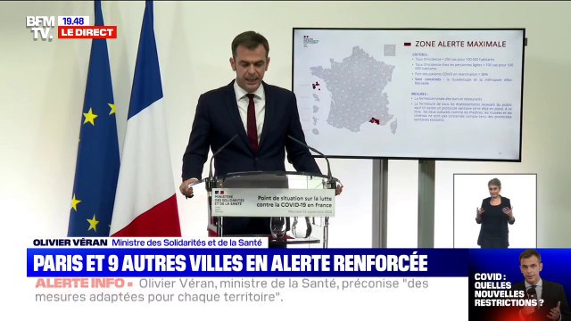 Marseille et la Guadeloupe en alerte Covid maximale: fermeture des bars et restaurants