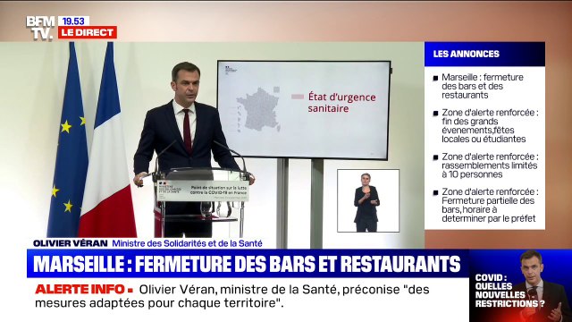 Olivier Véran: Quelle que soit la zone, les enterrements ne seront pas concernés par une restriction ou une interdiction