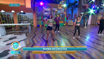 Dile adiós a esas alitas de murciélago con esta rutina de Cynthia. | Venga La Alegría