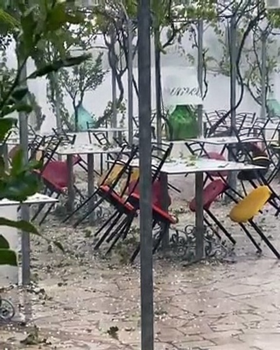 Maltempo Puglia, violenta grandinata tra Fasano e Torre Canne