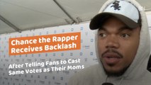 Chance the Rapper Voting With The Moms