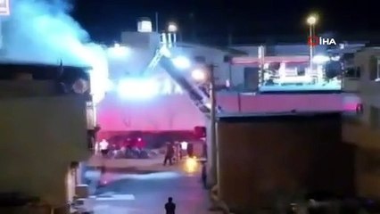 İzmir’de marangoz atölyesinde korkutan yangın