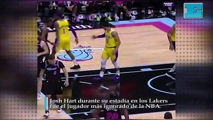 Josh Hart durante su estadía en los Lakers el jugador más ignorado de la NBA