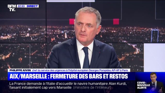 Philippe Juvin est très réservé sur la fermeture des bars et des restaurants