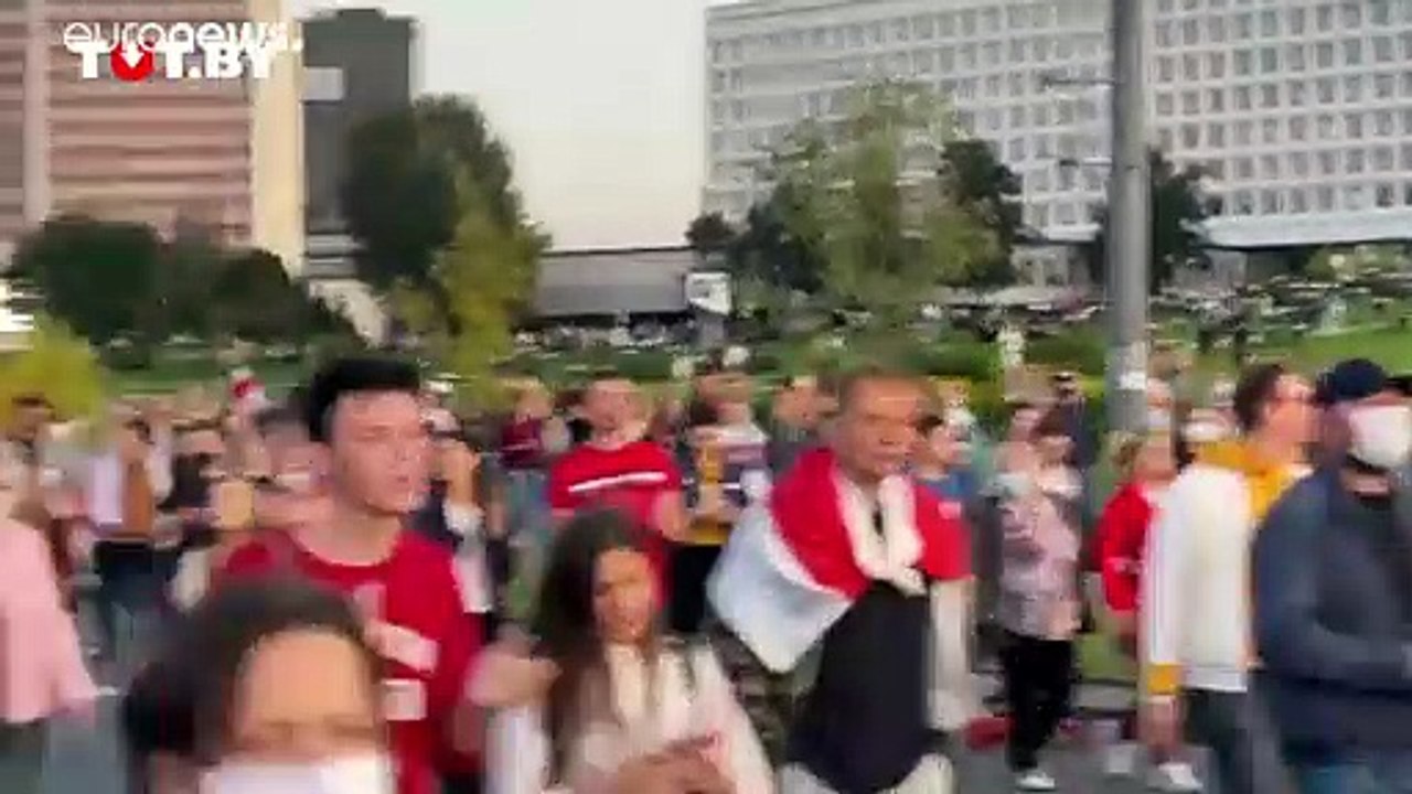 Nach Amtseinführung: Wieder Protest gegen Lukaschenko