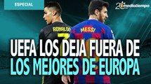Messi y Cristiano quedan fuera del premio al mejor futbolista 2020