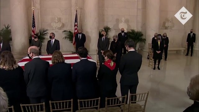 Ruth Bader Ginsburg s casket arrives at Supreme Court where justices and public pay tribute