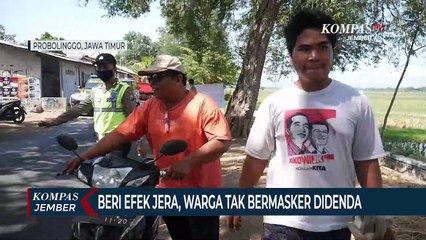 Beri Efek Jera, Warga Tak Bermasker Mulai Didenda