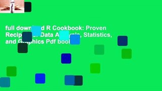 full download R Cookbook: Proven Recipes for Data Analysis, Statistics, and Graphics Pdf books
