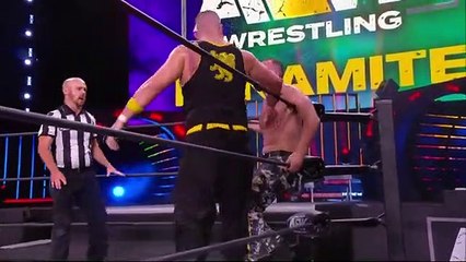 AEW - DYNAMITE  jon moxley vs eddie kingston
