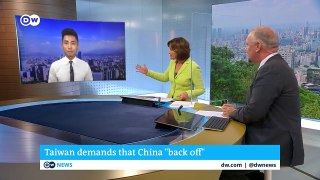 Ongoing threats from China push Taiwan towards the US _ DW News
