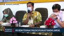KPU Resmi Tetapkan 3 Paslon di Pilwalkot Bandar Lampung