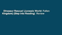 Dinosaur Rescue! (Jurassic World: Fallen Kingdom) (Step into Reading)  Review