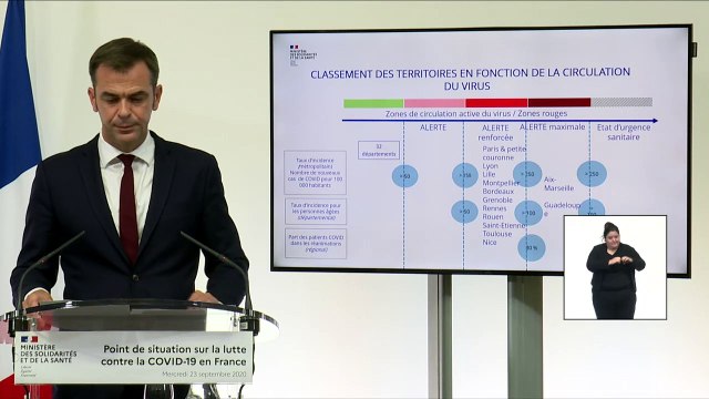 Point de situation hebdomadaire - 23 septembre 2020
