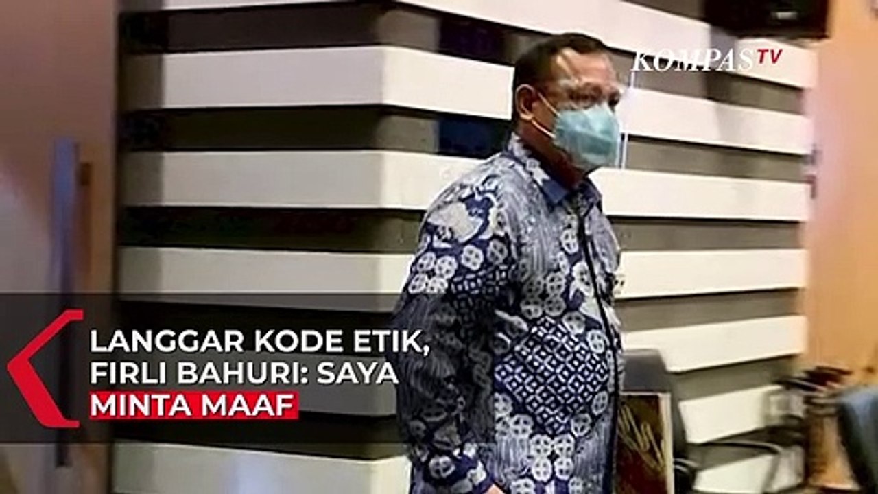 Langgar Kode Etik, Ketua KPK Filri Bahuri: Saya Minta Maaf