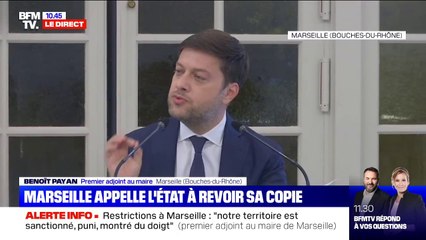 Benoît Payan (Premier adjoint au maire de Marseille): "Je n'ai été prévenu qu'une heure avant la conférence de presse de M. Véran"