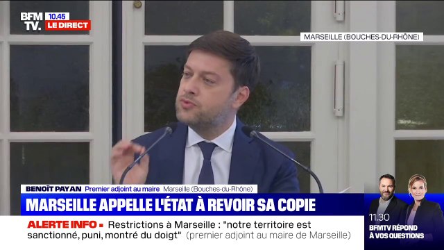 Benoît Payan (Premier adjoint au maire de Marseille): Je n'ai été prévenu qu'une heure avant la conférence de presse de M. Véran