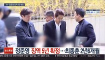 '집단성폭행' 정준영 징역 5년·최종훈 2년 6개월 확정