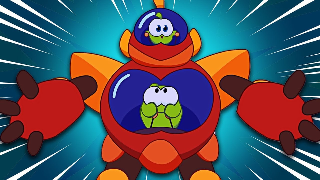 Om Nom Stories: Nibble Nom - Vacuuming the City - Funny cartoons for kids