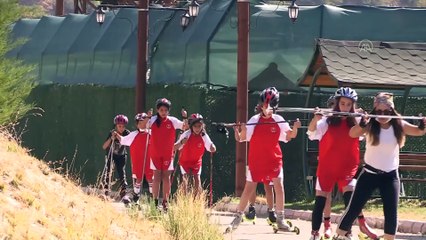 'Asfaltın küçük kayakçıları' kışın pistlerde yarışmaya hazırlanıyor - TUNCELİ