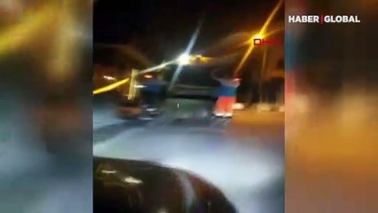 Müziği duyan temizlik görevlileri böyle oynadı