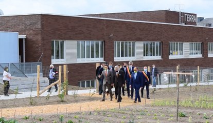 Le Roi Philippe en visite à Gembloux pour découvrir le futur de l'agriculture urbaine