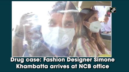 Drug case: Fashion Designer Simone Khambatta arrives at NCB office