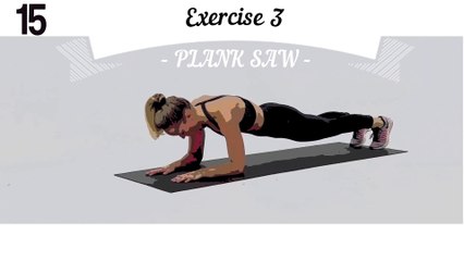 Tabata Song - Easy Plank Routine - 4 minute core workout