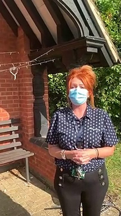 'Thank you' message from Michelle Collis of Victoria House, Rushden