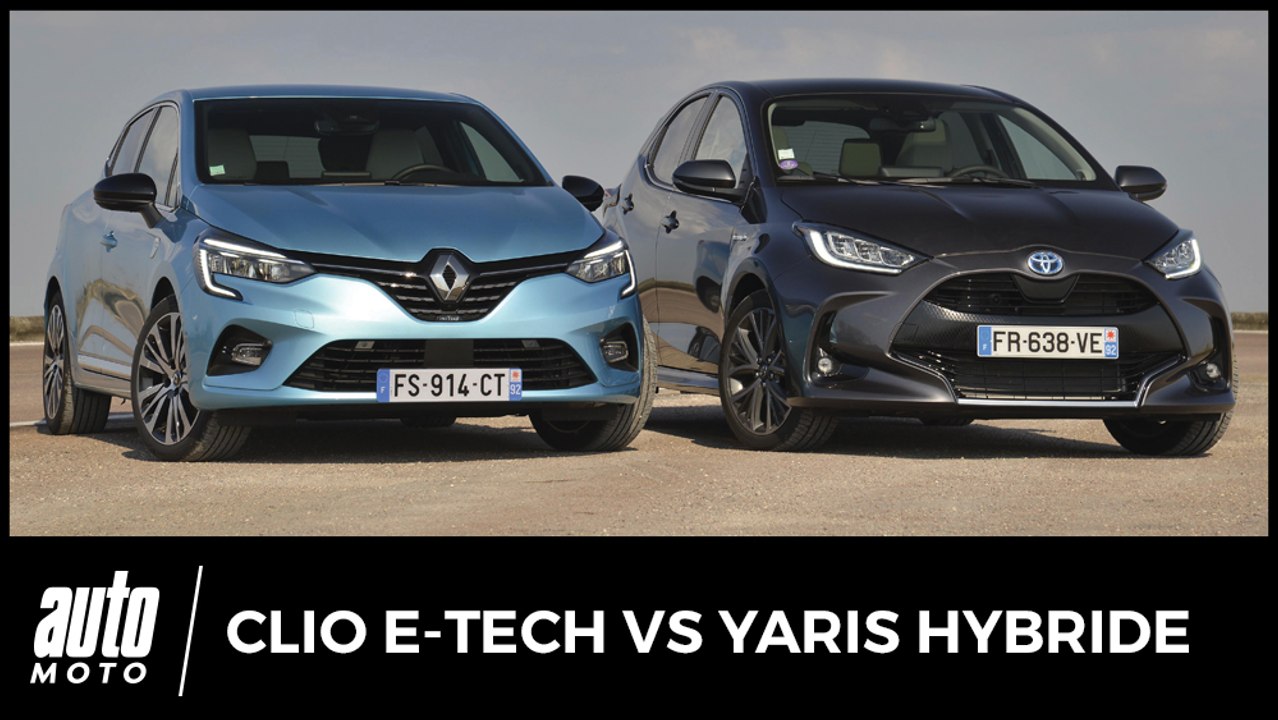 Essai Renault Clio Hybride vs Toyota Yaris Hybride : citadines sans fil