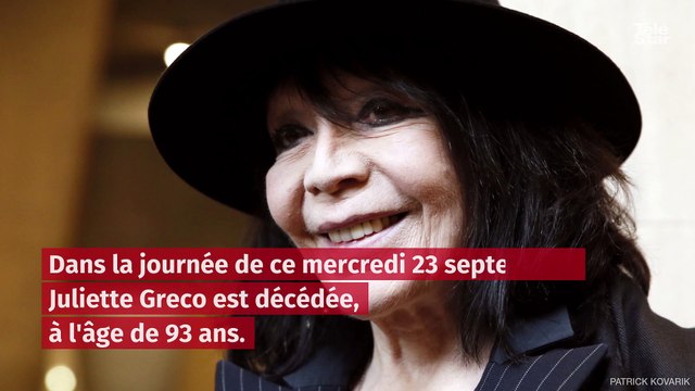 La chanteuse Juliette Greco est morte à 93 ans