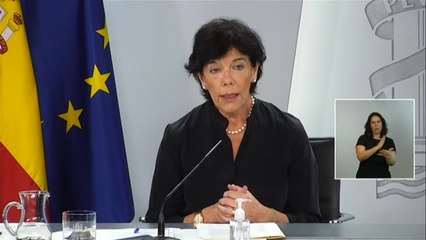 Celaá: "A día de hoy hay 2.852 grupos en cuarentena, lo que supone el 0,73 por ciento del total"