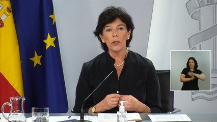 Celaá señala que los grupos en cuarentena son un 0,73% del total