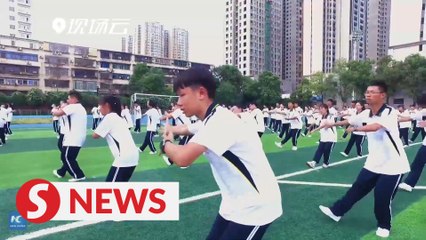 Chinese students find motivation in song