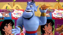 Happy Meal toys Abrindo brinquedos do Filme Aladdin de 1992 kinder ovo