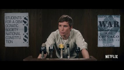 The Trial of the Chicago 7 - Eddie Redmayne, Sacha Baron Cohen, Joseph Gordon-Levitt, Mark Rylance