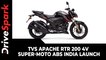 TVS Apache RTR 200 4V Super-Moto ABS | India Launch | Prices, Variants & All Other Updates