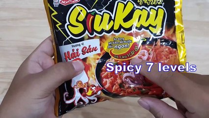 Instant noodles - Siukay Hai San ( Super Spicy Seafood)