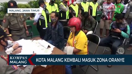 Kota Malang Kembali Masuk Zona Oranye, Beberapa Ruas Jalan Akan Ditutup