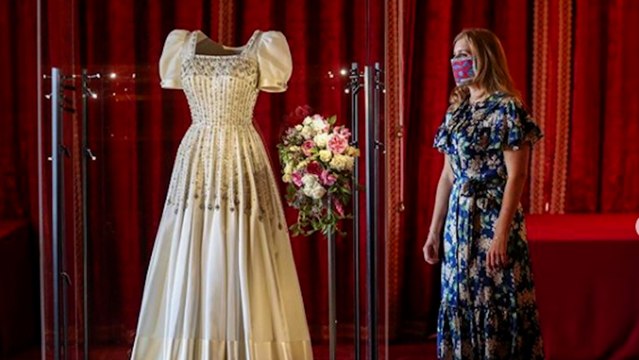El vestido de novia de Beatriz de York, expuesto al público