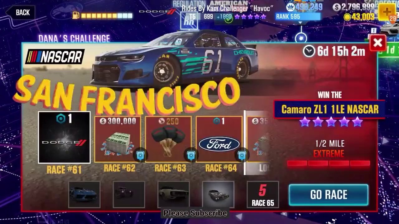 #111 CSR Racing2|American Road Trip|SanFrancisco Finale|Part 4/4|Win Chevrolet Camaro ZL1 1LE NASCAR